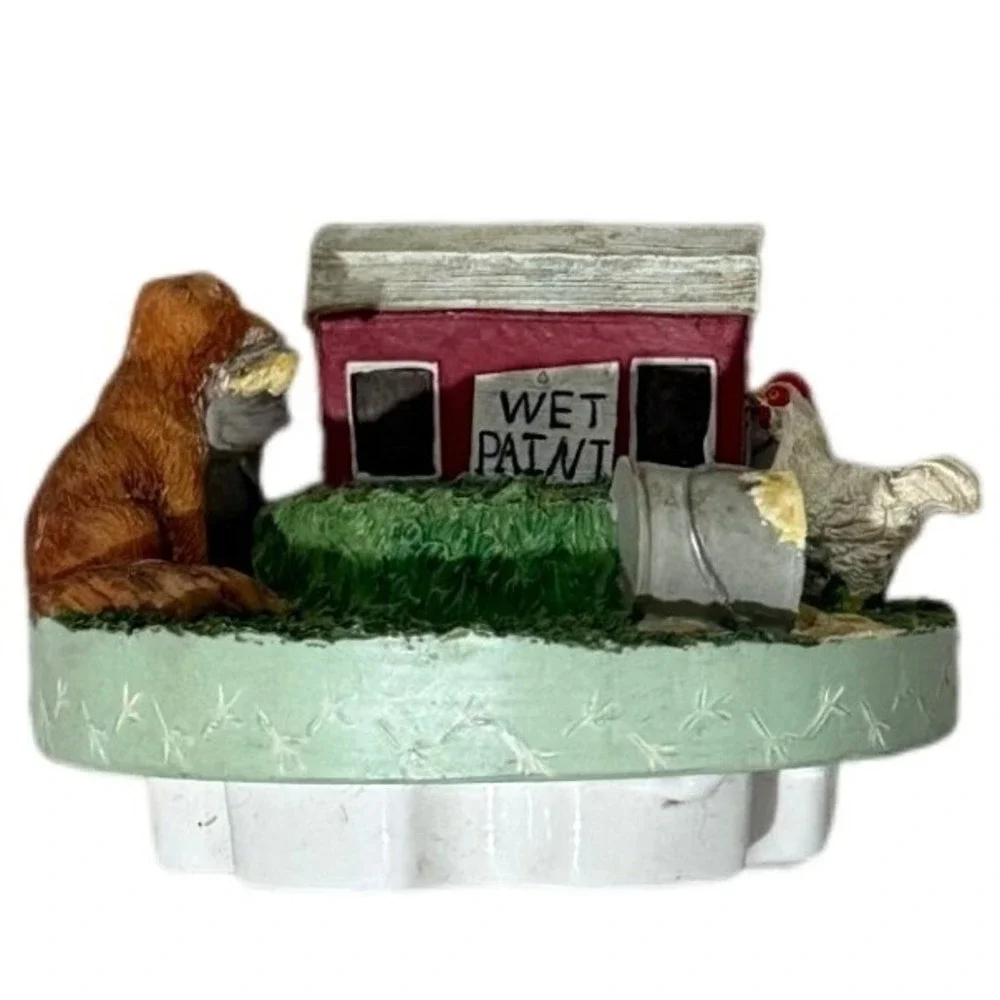 Hen House Jar Candle Topper Farmhouse Chicken Resin Candle Shade Decor